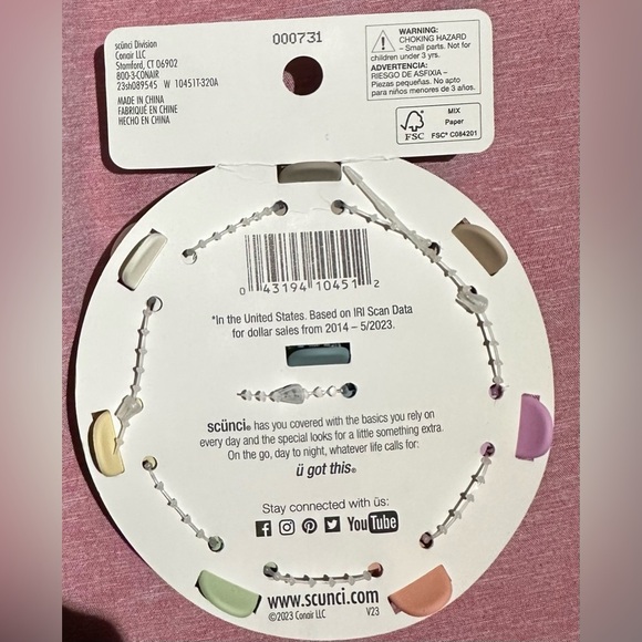 đâ¨NWT⨠Scunci: Kids Hair Scrunchies & Clipsđ - Picture 4 of 6